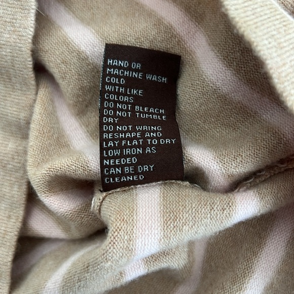 J. McLaughlin Gray and Pink Striped Long Sleeve Shirt XS - Picture 7 of 7